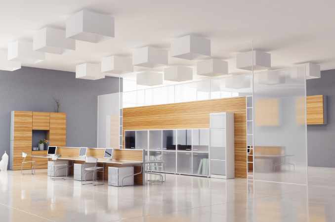 上海辦公室裝修設計：米色家具，優(yōu)雅實用兩不誤！