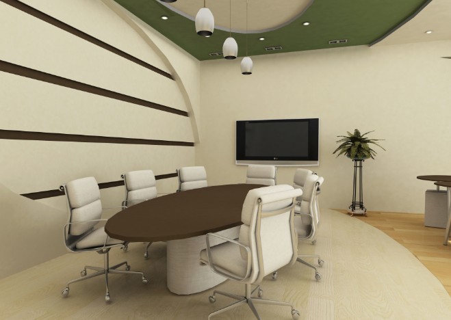 上海辦公室裝修設計：板式家具，簡約高效又時尚！