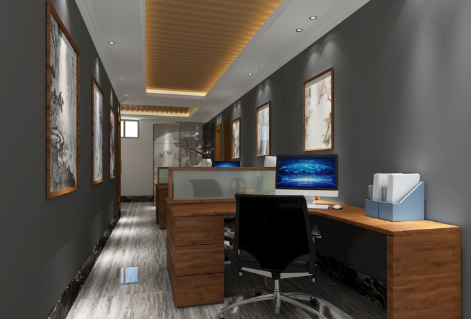 上海辦公室裝修設計：掛墻式書架材質(zhì)大比拼